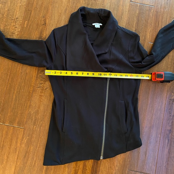 Helmut Lang Black Asymmetric Jacket Sz Small - Picture 5 of 12